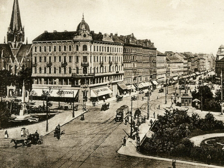 Café Westend um 1900